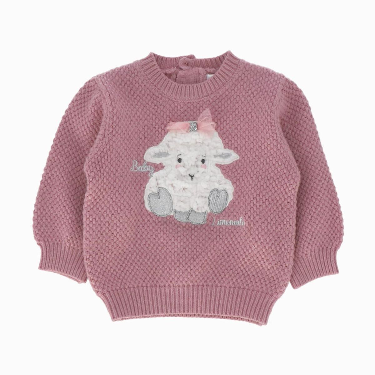 LIMONADA - Conjunto recién nacida tejido palo rosa Limonada