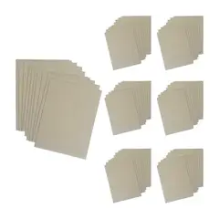 CURSOR - 100 Cartón Piedra 1.5 Mm Gr Tamaño A5+ (15.3 X 21.5 Cm) - Gris