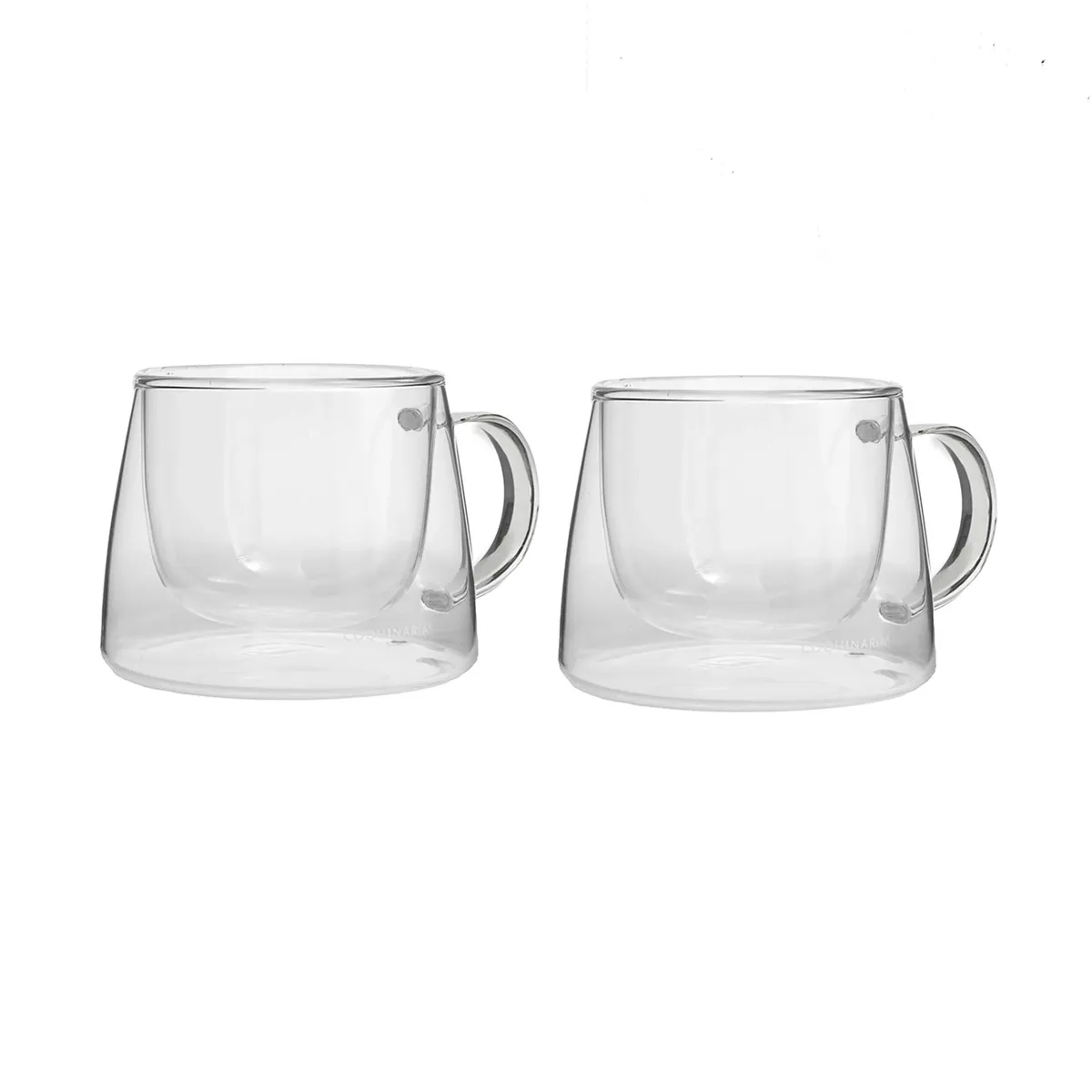 COQUINARIA - Set 2 Mugs de vidrio 250ml Coquinaria