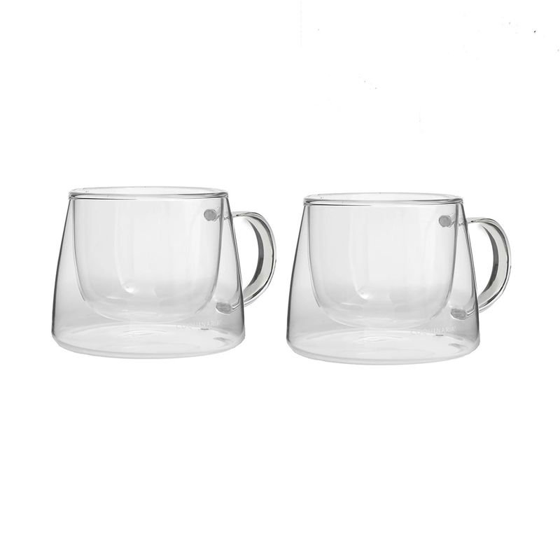 COQUINARIA - Set 2 Mugs de vidrio 250ml Coquinaria
