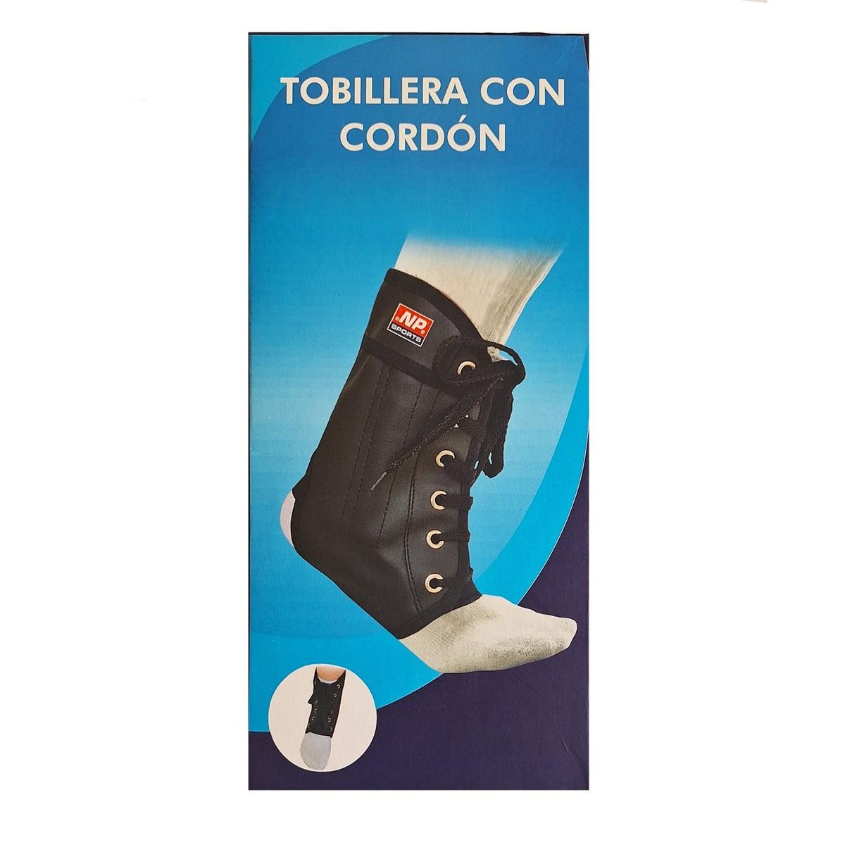GLOMED - Tobillera Con Córdon E 767 GLOMED - Negro - S