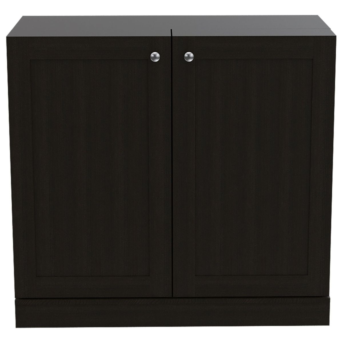FMFURNITURE - Bar Extensible 2 Puertas 1 Cajon Fm-011N Negro