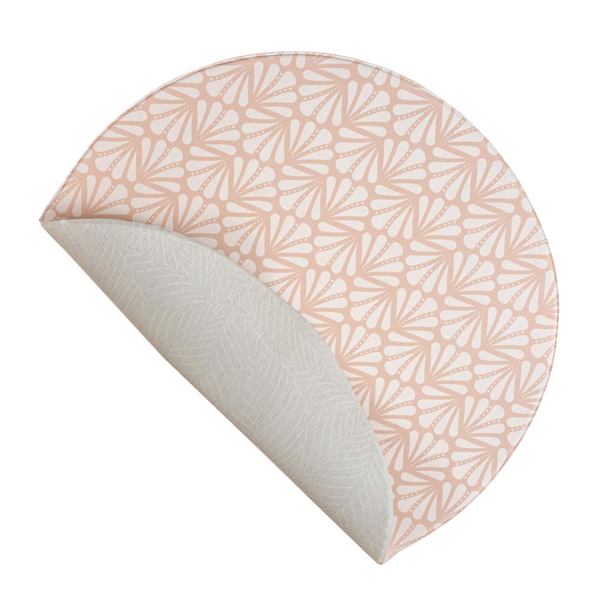 HAPPYMAT - Alfombra Playmat, Little Moon redonda, 138 cm diametro, 1.3 cm de espesor