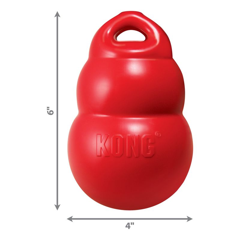 KONG - Kong Bounzer Juguete Para Mascotas Perro Mediano Color Rojo