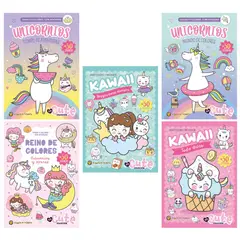 EDITORIAL GUADAL - Libro Pack Libros Para Colorear Kawai So Cute