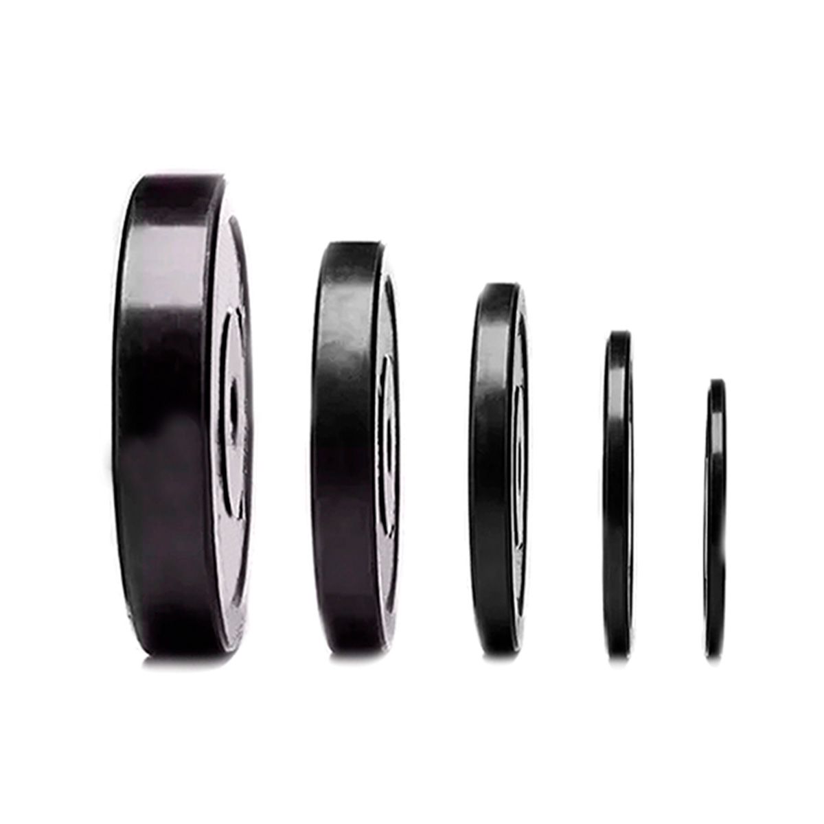 SDFIT - Disco Olimpico E-Rubber con Anillo Central 5 KG