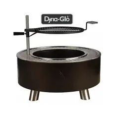 DYNAGLO - Brasero y Parrilla Smokeless Acero HotShot