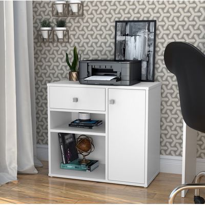 Imagen 2 del producto Mueble Multiuso Con Puerta Y Cajon Blanco Moveli