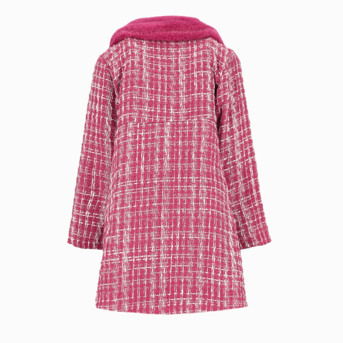 LIMONADA - Conjunto niña de vestido y abrigo burdeo Limonada