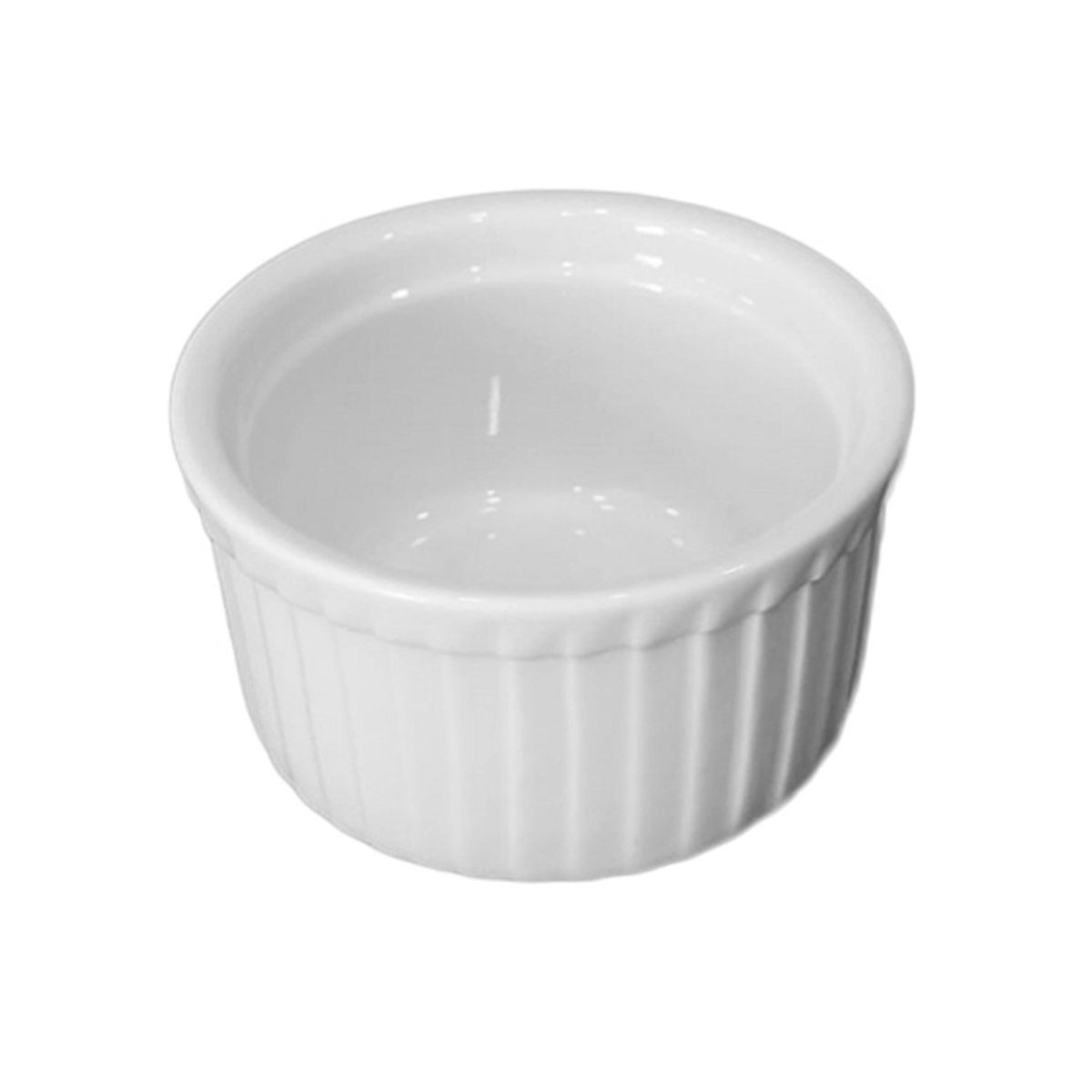 GENERICO - Pocillo Ramekin Porcelana blanca 6cm Set 12 piezas