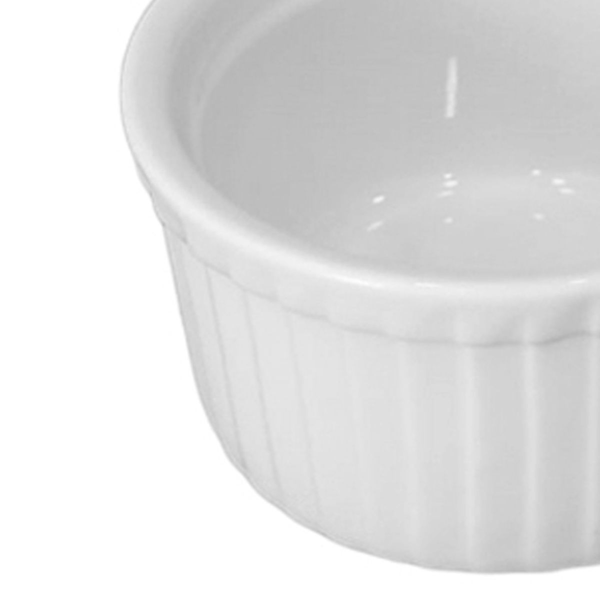 GENERICO - Pocillo Ramekin Porcelana blanca 6cm Set 12 piezas