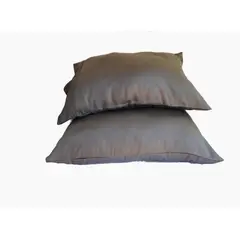 GENERICO - Set de Sabanas 100% Lyocell Bambu 300 hilos SGREEN Gris 1.5 Plz