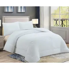 GENERICO - COBERTOR PLUSH CON CHIPORRO COLOR LISO BLANCO TF KING