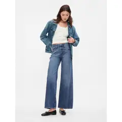 GAP - Jeans Mujer Wide Leg Azul
