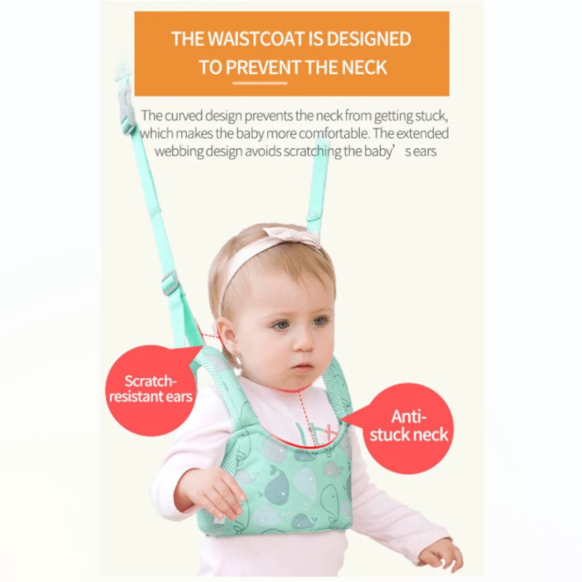 GENERICO - Arnes Para Bebes Primeros Pasos Color Azul