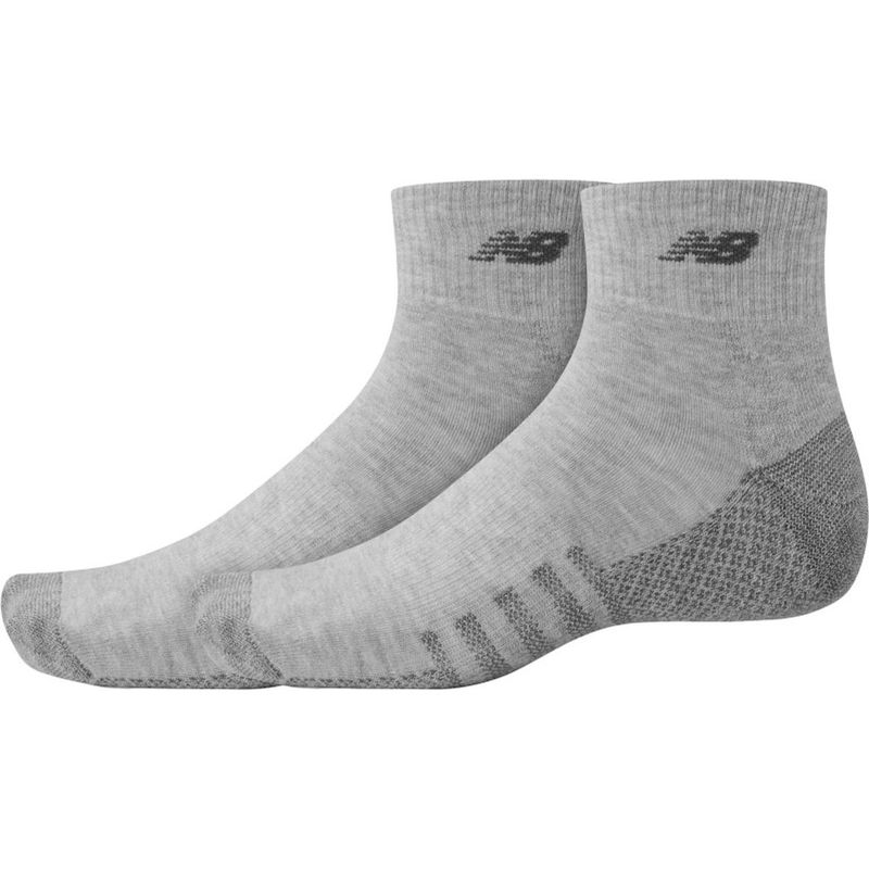 NEW BALANCE - Calcetines Running Unisex New Balance Quarter 2 Pack Gris