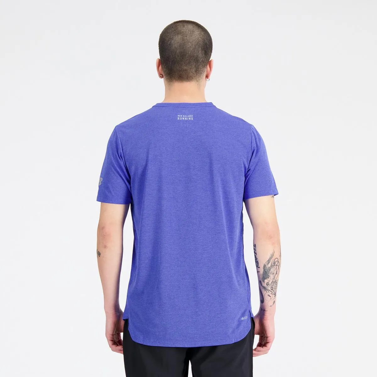 NEW BALANCE - Polera Running Hombre New Balance Impact Run Azul