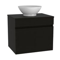 Mueble Vanitorio 2 Puerta Negro 51.8x59.5x44.5 cm