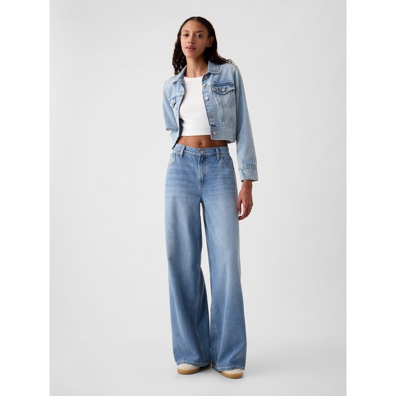GAP - Jeans Mujer Baggy Azul GAP