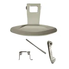 GENERICO - Manilla Plástica Para Lavadora LG Gris - Kit