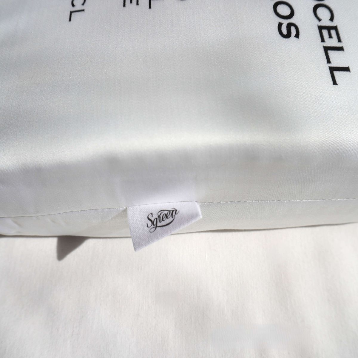 GENERICO - Sabanas Bambu SUPER KING con 2FUNDAS 100% Lyocell 300 hilos Sgreen/Blanco