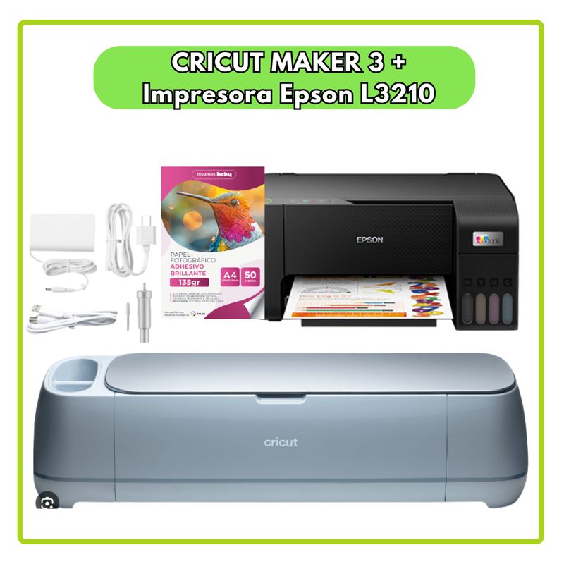 CRICUT - KIT Cricut Maker 3 Plomo Metalizado 11 ORT