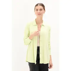 MA GRIFFE - Blusa Verde Pistacho Mujer Magriffe