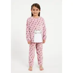 KAYSER - Pijama Niña Polar 631581M - Rosa