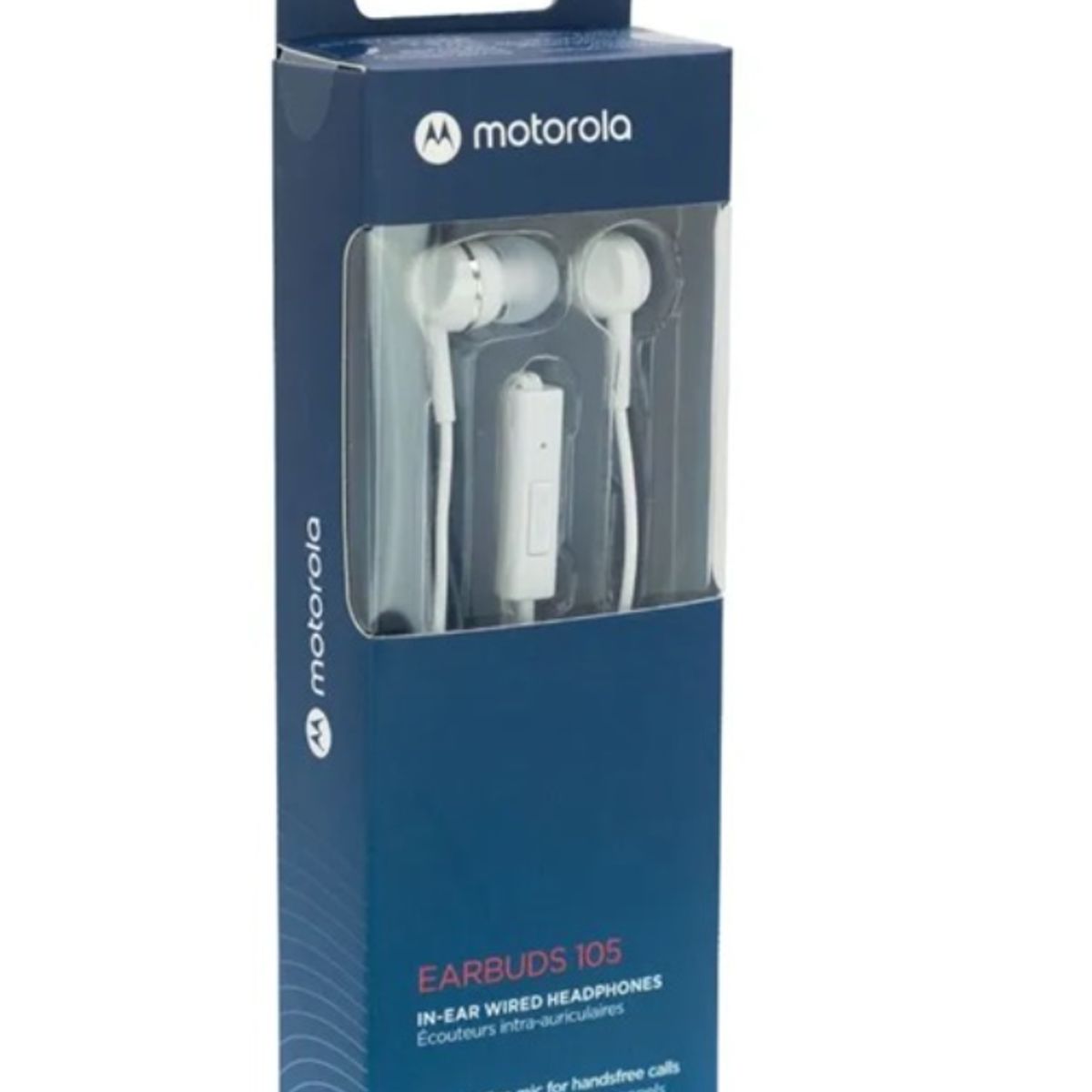MOTOROLA - Audífonos In-Ear - Motorola EarBuds 105 Blanco - 3.5 mm
