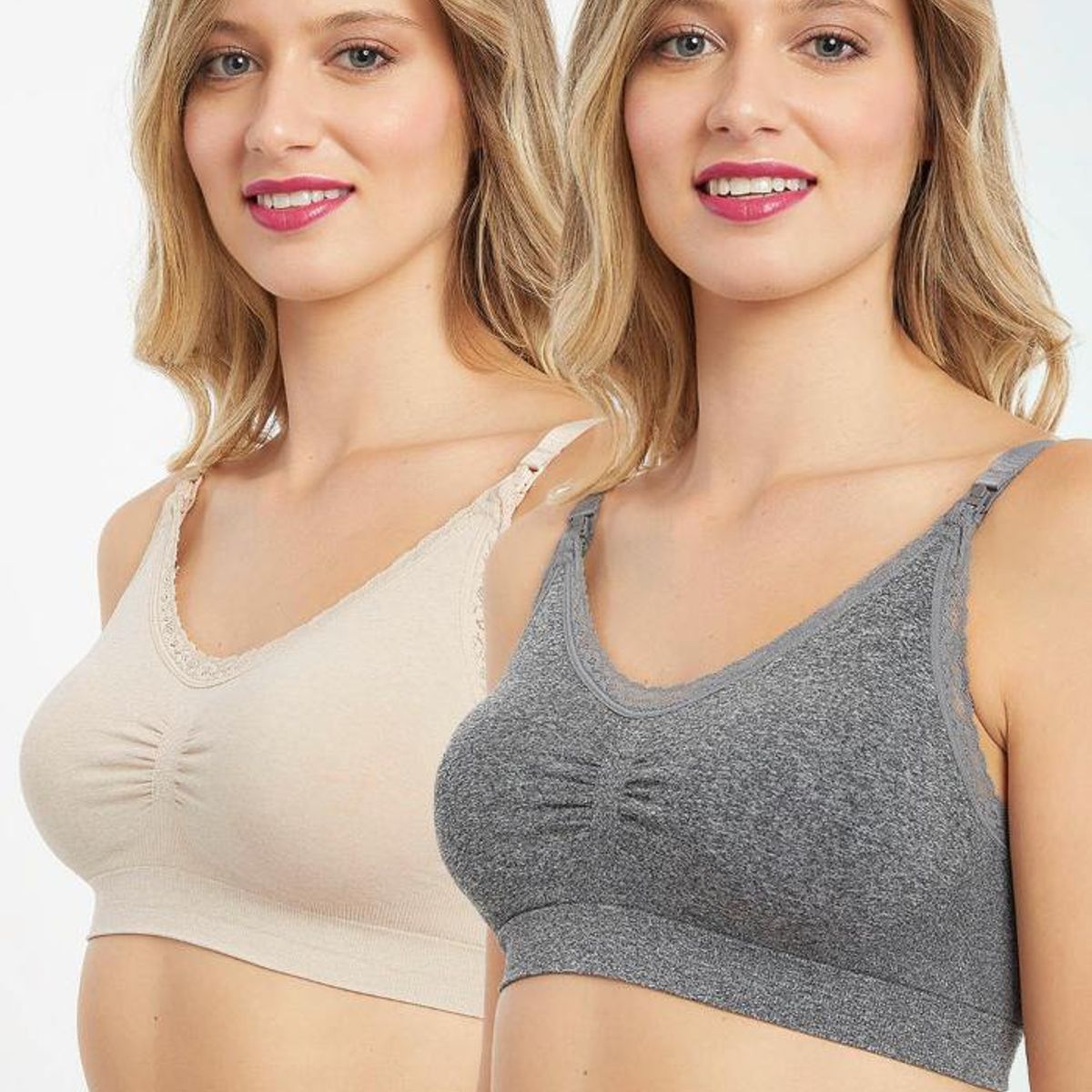 KAYSER - PACK 2X  SostenMaternal  Microfibra P2505601-NEG1 Kayser - Negro