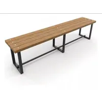 Banca Escaño Metal Madera