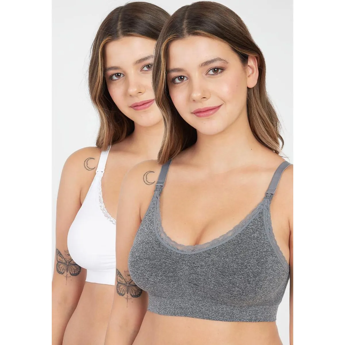 KAYSER - PACK 2X  SostenMaternal  Microfibra P2505601-BLA1 Kayser - Blanco