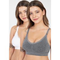 PACK 2X SostenMaternal Microfibra P2505601-BLA1 - Blanco