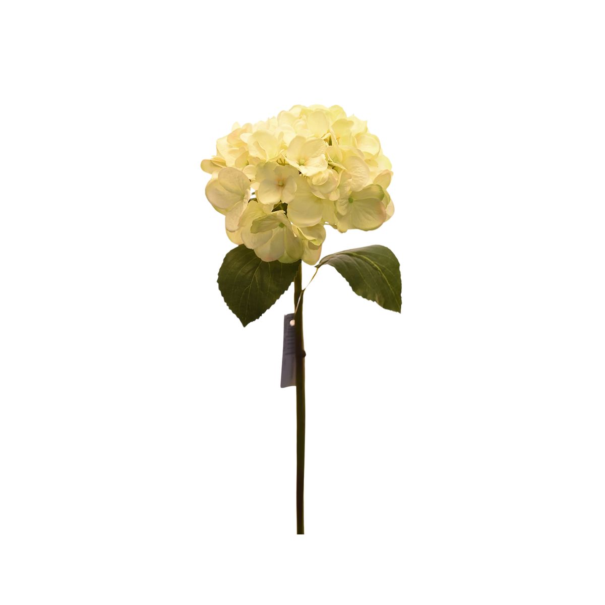 VADELL - Flor de Hortensia artificial  color crema de 52 cm