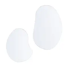 FMFURNITURE - Set 2 Espejos Forma Irregular 80.5x53.5x1.9 cm