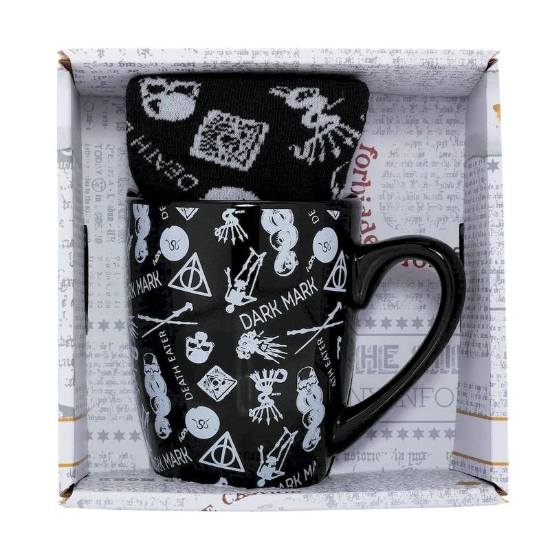 PYRAMID INTERNATIONAL - Set Tazon y Calcetines Harry Potter Dark Arts  Mujer