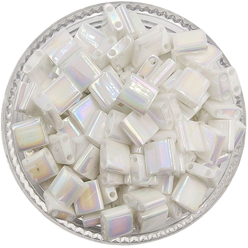 GENERICO - Tilas de 5mm Miyuki 10gr - Blanco