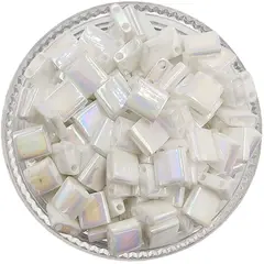 GENERICO - Tilas de 5mm Miyuki 10gr - Blanco