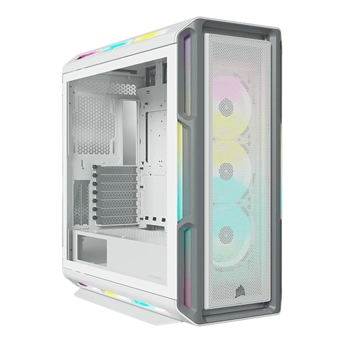 CORSAIR - Gabinete Corsair iCUE 5000T RGB White Mid Tower
