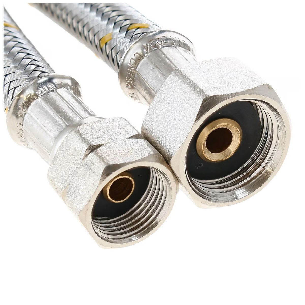 GENERICO - FLEXIBLE GAS 1MT 38 IZQ x 12 HI-HI COMISA.