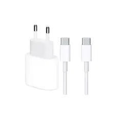APPLE - Cargador 20W Original + Cable C - C 2mt