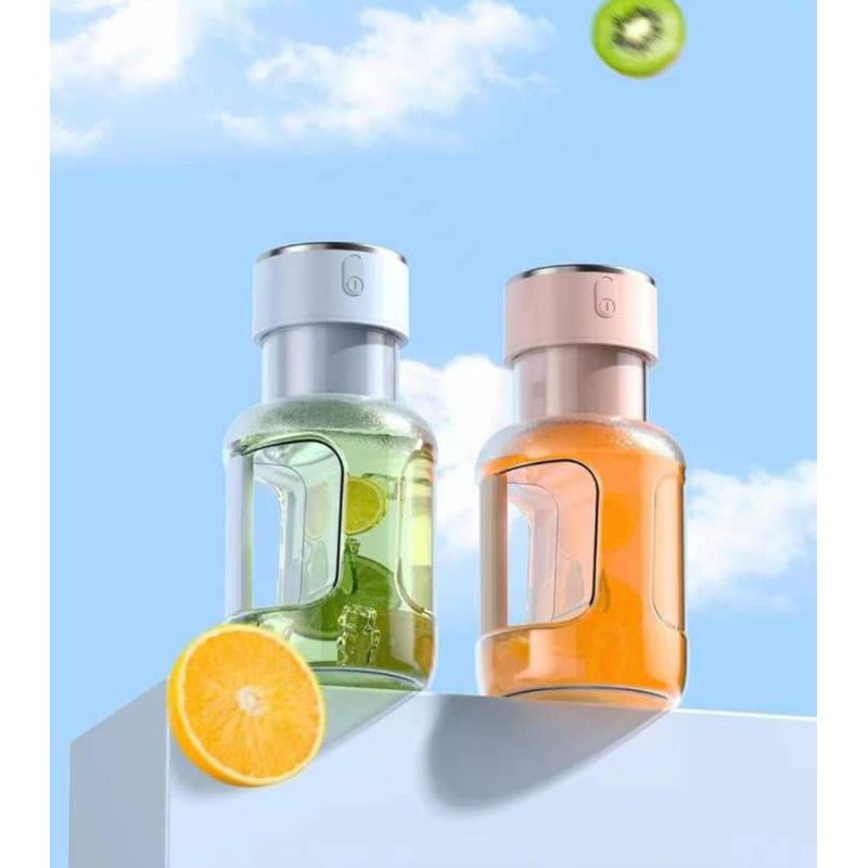 GENERICO - MINI LICUADORA PORTATIL EXPRIMIDOR 8 HOJAS FRUTAS JUGO