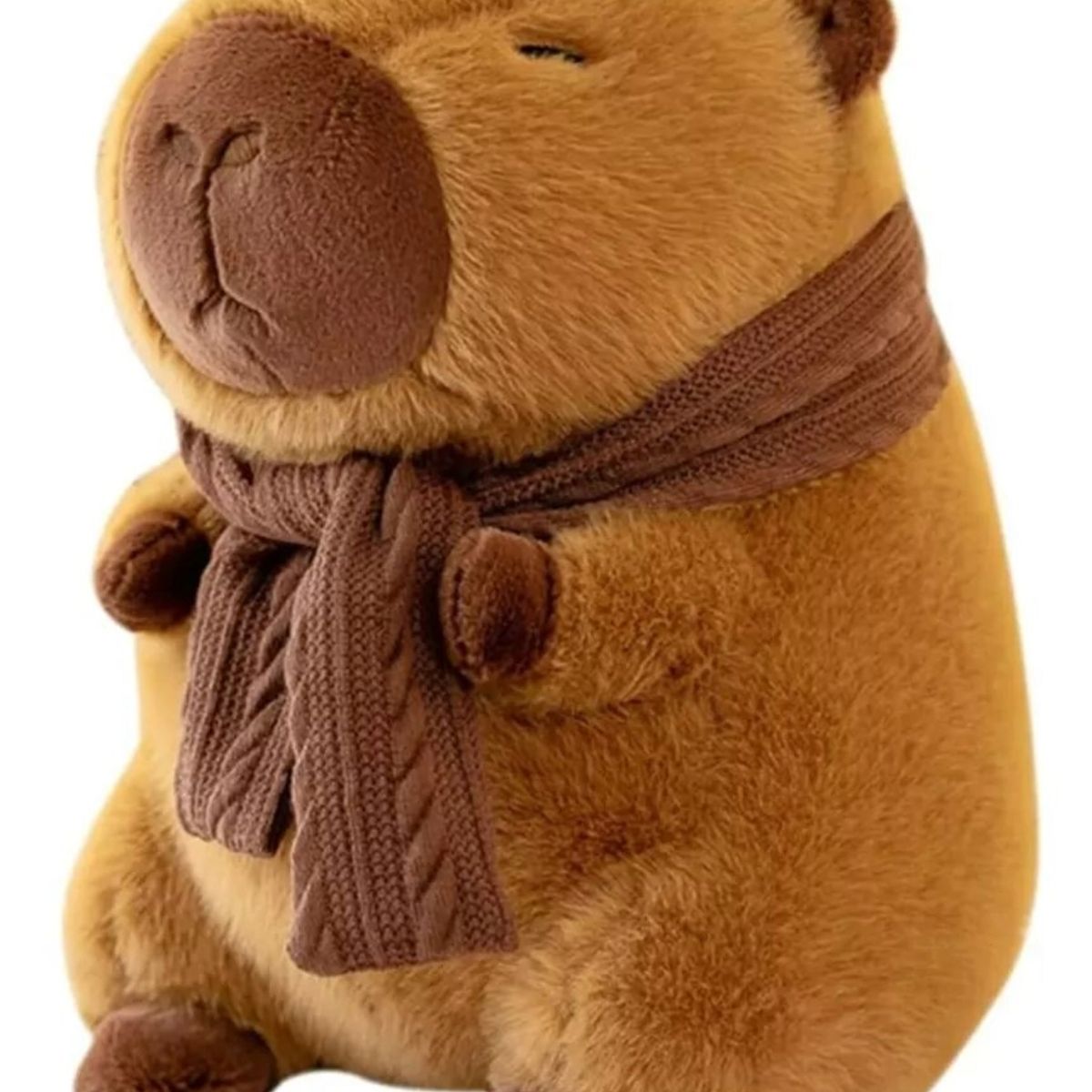 GENERICO - Peluche Capibara Con Bufanda Adorable 40cm