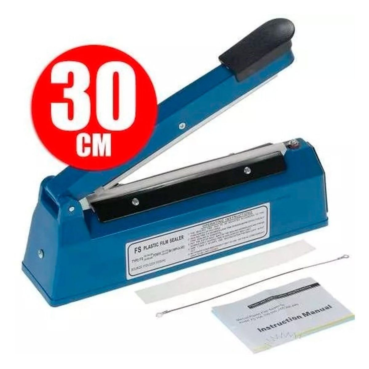 GENERICO - Selladora Bolsas 30 Cm Incluye Repuesto