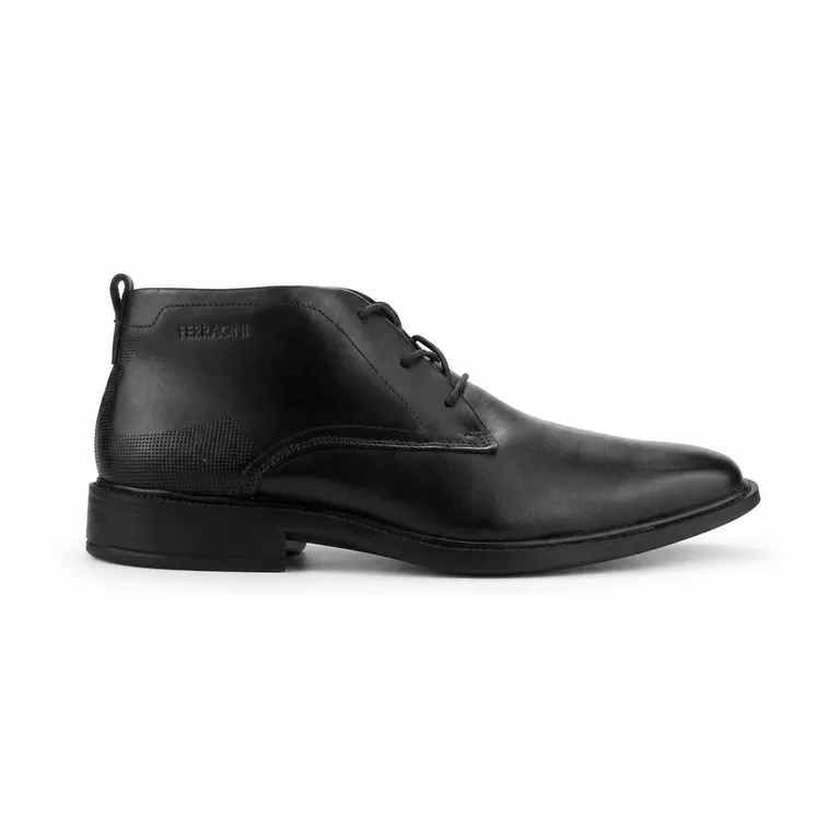 Botin Hombre Negro Casual 6867