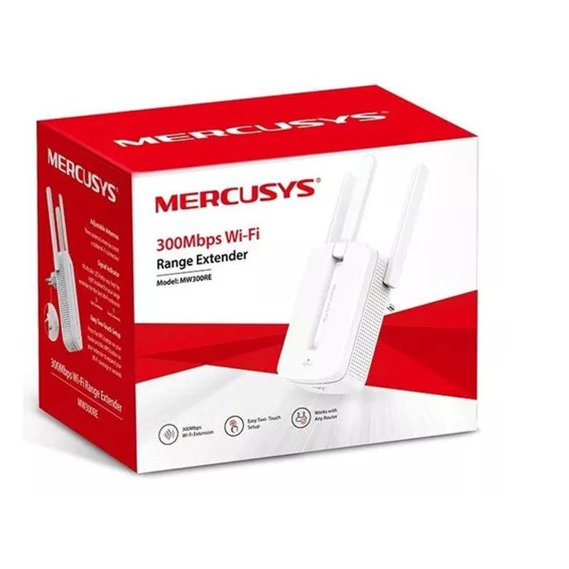 MERCURY - Repetidor inalámbrico Wifi Mercusys 300mbps MW300re