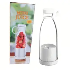 GENERICO - Mini Licuadora Portátil Recargable de 4 Cuchillas