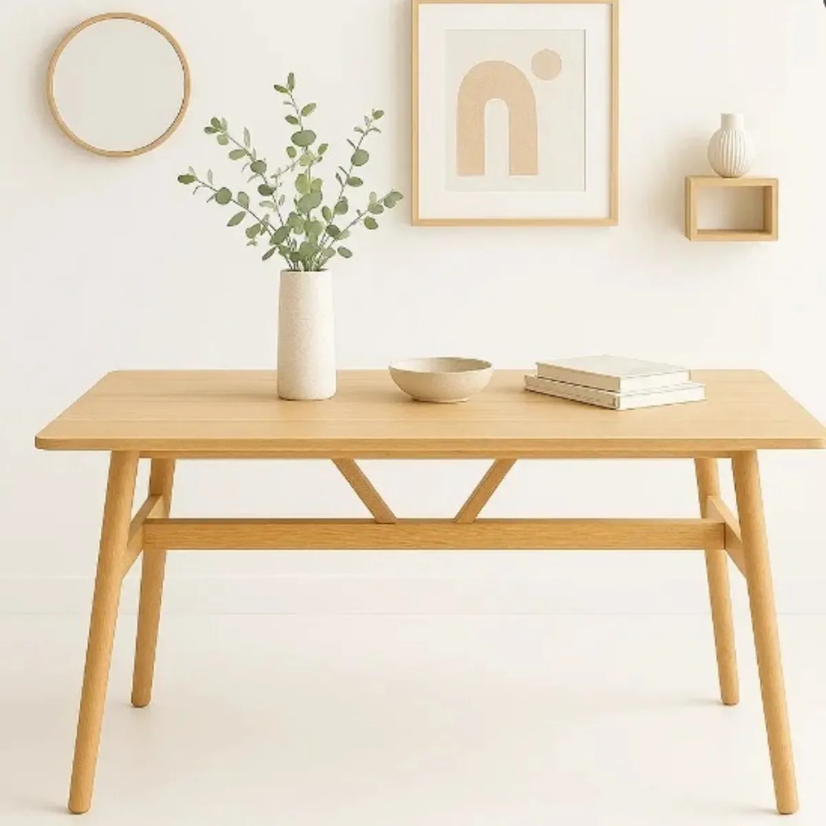 CORI CORI - Mesa de comedor o cocina Wood Rectangular 120x70cm