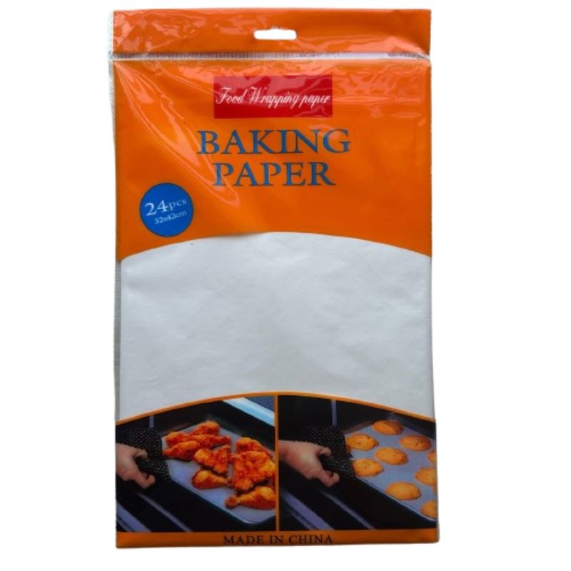 GENERICO - Papel Para Hornear 42x32 cm 24un