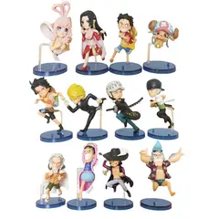 DANWEILE - One Piece 12 decoraciones de personajes de anime corriendo